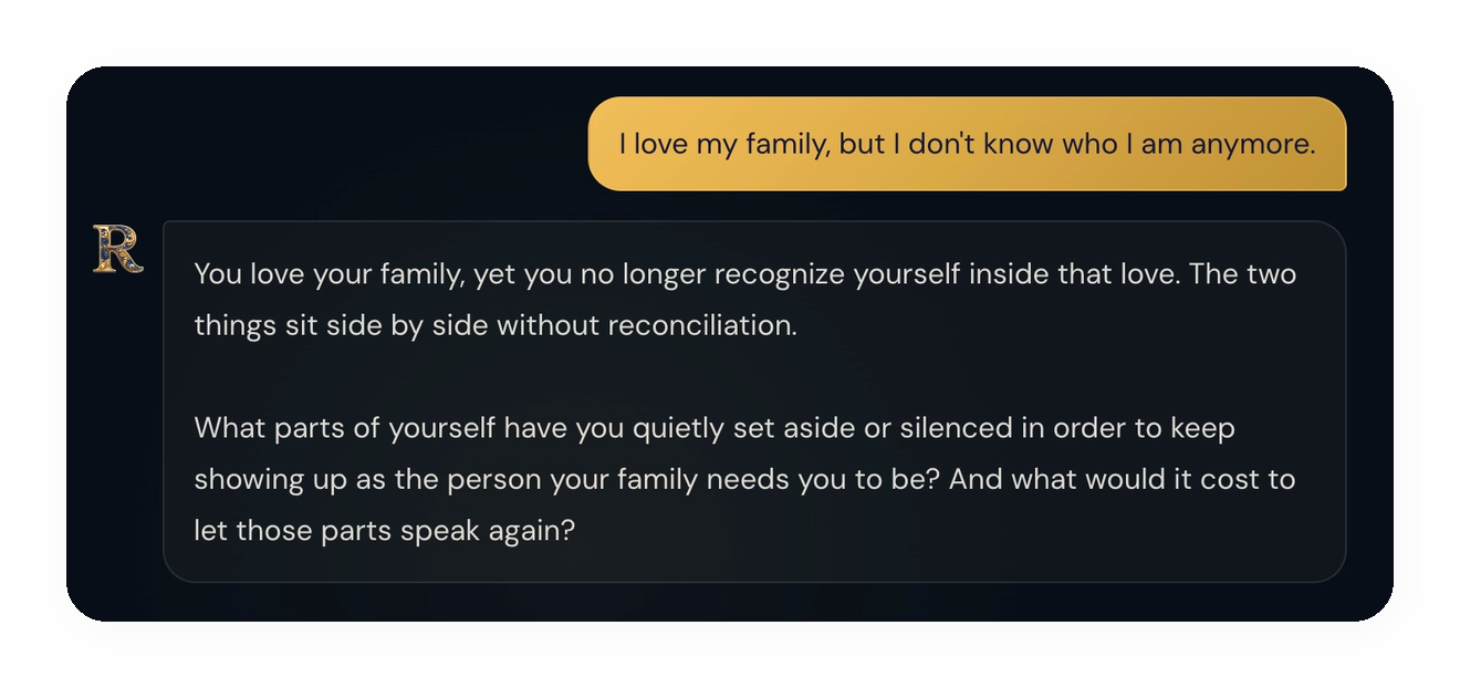 A real Refuge conversation